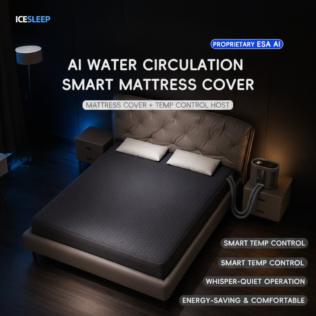 ICESLEEP AI Water Circulation Smart Mattress Cover